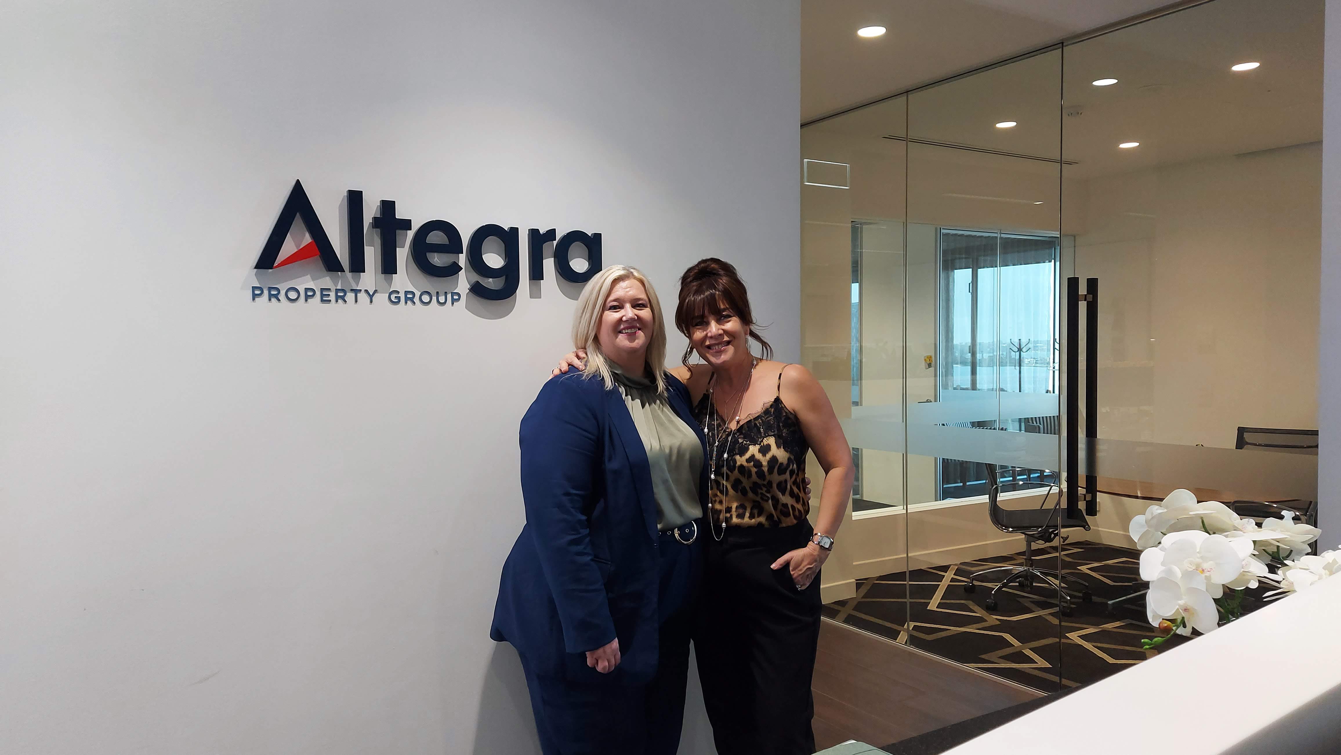 Director and Chief Operations Officer, Tracy De Paolis, and Altegra Director Francesca Alessandrino-Brooks