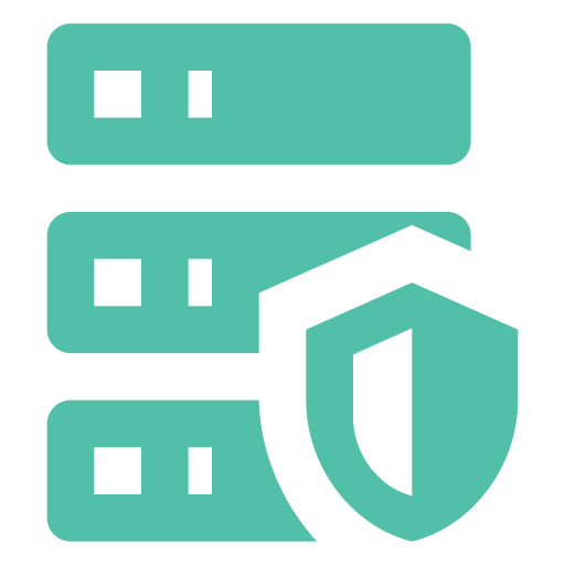 Icon representing a secured remote edge gateway connected to a central Azure Arc management plane